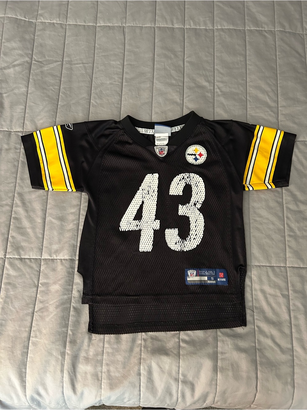 Reebok Pittsburgh Steelers Troy Polamalu #43 Football Jersey